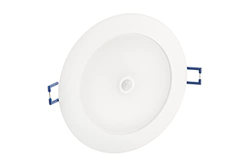 HUBER Downlight [11W 1200lm] mit PIR Bewegungsmelder 360° I Unterputz Bewegungsmelder, Einbaustrahler mit Bewegungsmelder von HUBER