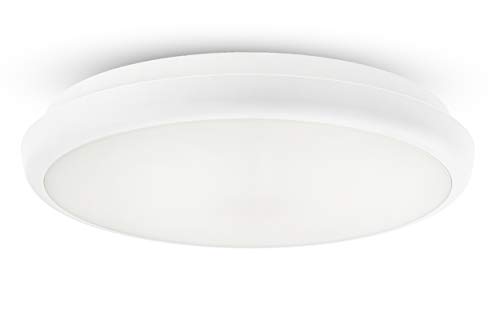 HUBER DL 21 LED Deckenleuchte für Innen/Außenbereich 2000lm 20W I IP54 geschützte LED Deckenlampe geeignet als Badleuchte, Flurleuchte, Kellerleuchte von HUBER