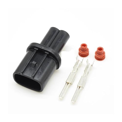 2-poliger Buchsenstecker 6189-0706 Bremssensorstecker männlich ABS-Autosensorstecker Autostecker(Green1) von HUBOPRYS