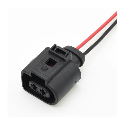 3,5mm 2 Pin 1J0973722 1717692-1 8D0973822 Automotive Temperatur Sensor Stecker Elektrische Horn Buchse Stecker(Brown) von HUBOPRYS