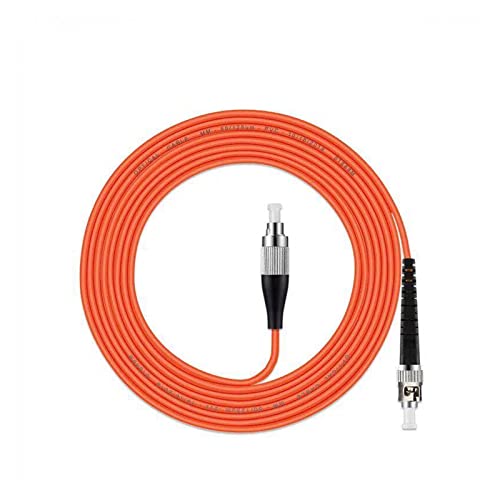 HUBOPRYS 50 STÜCKE 1 m LC/UPC-LC/UPC Multimode OM2 50/125 Duplex 2,0 mm Glasfaser-Patchkabel mit orangefarbener Ummantelung(5m) von HUBOPRYS