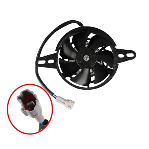 12 V Lüfter Hydro Kühler Ölkühler for 150 cc 200 cc 250 cc ATV Dirt Bike Go Kart Motorrad Modifikation Teile(12V Female) von HUBXHEIY