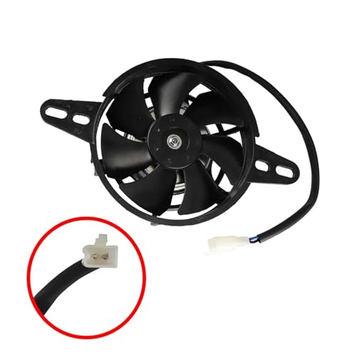 12 V Lüfter Hydro Kühler Ölkühler for 150 cc 200 cc 250 cc ATV Dirt Bike Go Kart Motorrad Modifikation Teile(12V male plug) von HUBXHEIY