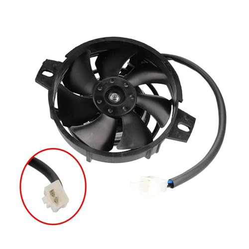12 V Lüfter Hydro Kühler Ölkühler for 150 cc 200 cc 250 cc ATV Dirt Bike Go Kart Motorrad Modifikation Teile(12V short ears) von HUBXHEIY