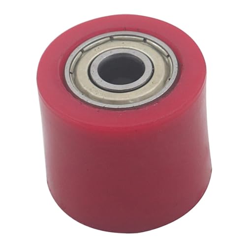 8mm 10mm Antriebskette Roller Pulley Rad Slider Spanner Rad Guide for Street Bike Enduro Motorrad Motocross ATV CRF CR XR(Red 8mm) von HUBXHEIY