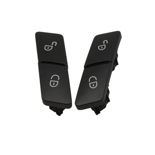 Auto Links Rechts Türschloss Schalter Taste Ersatz for ABCE Klasse W204 W212 X204 ML GL GLE GLS W166 W463 W156 W176(Black 2pcs) von HUBXHEIY