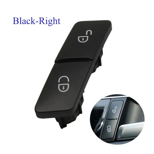 Auto Links Rechts Türschloss Schalter Taste Ersatz for ABCE Klasse W204 W212 X204 ML GL GLE GLS W166 W463 W156 W176(Black Right) von HUBXHEIY