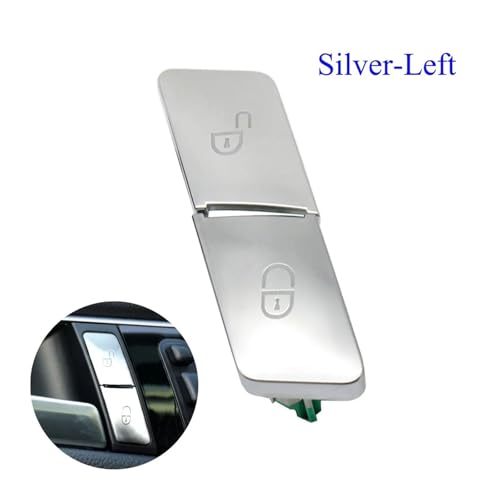 Auto Links Rechts Türschloss Schalter Taste Ersatz for ABCE Klasse W204 W212 X204 ML GL GLE GLS W166 W463 W156 W176(Silver Left) von HUBXHEIY