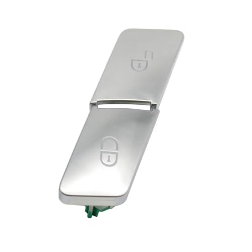 Auto Links Rechts Türschloss Schalter Taste Ersatz for ABCE Klasse W204 W212 X204 ML GL GLE GLS W166 W463 W156 W176(Silver Right) von HUBXHEIY
