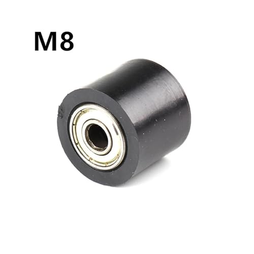 M8 M10 Universal Motorrad Motocross Antriebskette Roller Riemenscheibe Rad Slider Spanner Radführung for Enduro ATV CRF CR XR(Black M8) von HUBXHEIY