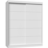 Paolo - Kleiderschrank mit 2 Schiebetüren - Kleiderschrank b 160 cm - Schlafzimmerschrank mit 2 Türen von HUCOCO