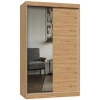 Paolo - Schrank mit 2 Schiebetüren - 1 Spiegel - b. 120 cm - 2-türiges Ankleidezimmer Paolo - Schrank mit 2 Schiebetüren - 1 Spiegel - b. 120 cm - 2-türiges Ankleidezimmer von HUCOCO