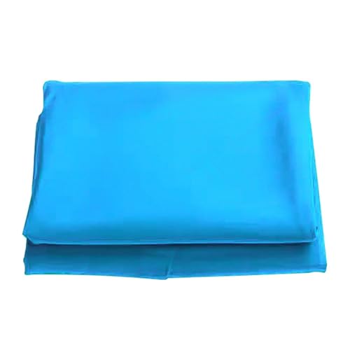 Ersatzbezug Für Sonnenschirm Bunte Terrasse Regenschirm Ersatz Baldachin Markt Regenschirm Top Outdoor Regenschirm Baldachin Für Sonnenschutz(Lake Blue,2M(Diameter) 6ribs) von HUDFVIOI