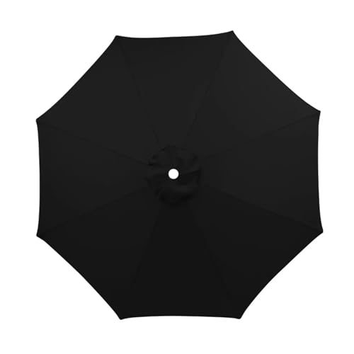 Ersatzbezug Für Sonnenschirm Ersatz-Stoffbezug for Gartenschirmdach Für Sonnenschutz(Black,2M 6 arm) von HUDFVIOI