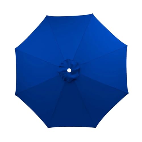Ersatzbezug Für Sonnenschirm Gartenschirm-Abdeckung, wasserdicht, Strand-Überdachung, Garten-Sonnenschirm, Sonnenschirm, Ersatz-Abdeckung Für Sonnenschutz(Blue,6 Bones-2.7m) von HUDFVIOI