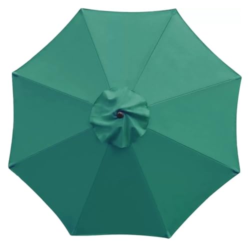 Ersatzbezug Für Sonnenschirm Gartenschirm-Ersatztuch, regenfestes Sonnenschutzdach, wasserdichtes Terrassentuch for Outdoor-Aktivitäten Für Sonnenschutz(Ink Green 3M 8bone) von HUDFVIOI