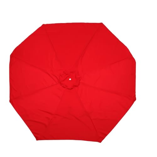 Ersatzbezug Für Sonnenschirm Outdoor-Regenschirm-Abdeckung for Garten, Terrasse, Pool, Schatten-Zubehör, rot, Ersatz-Sonnenschirm Für Sonnenschutz(Red) von HUDFVIOI