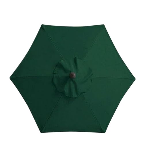 Ersatzbezug Für Sonnenschirm Sonnenschirm Austauschbare Tuch Outdoor Garten Terrasse Banana Regenschirm Abdeckung Wasserdicht Sonnenschirm Für Sonnenschutz(Green,3M 6Ribs) von HUDFVIOI