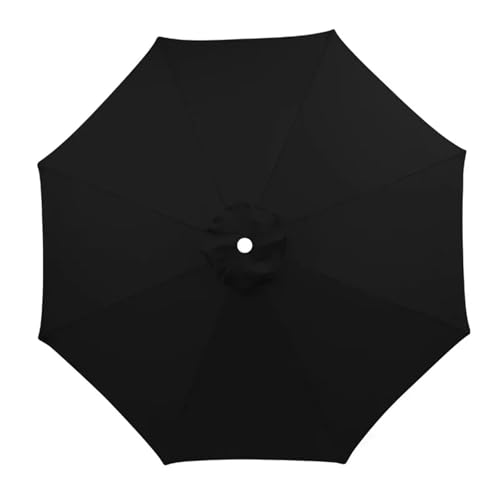 Ersatzbezug Für Sonnenschirm Sonnenschirm Sonnenschirm Regenschirm Abdeckung Garten Regenschirm Abdeckung Wasserdicht Strand Baldachin Ersatz Abdeckung Für Sonnenschutz(Black,2.7M 6Ribs) von HUDFVIOI