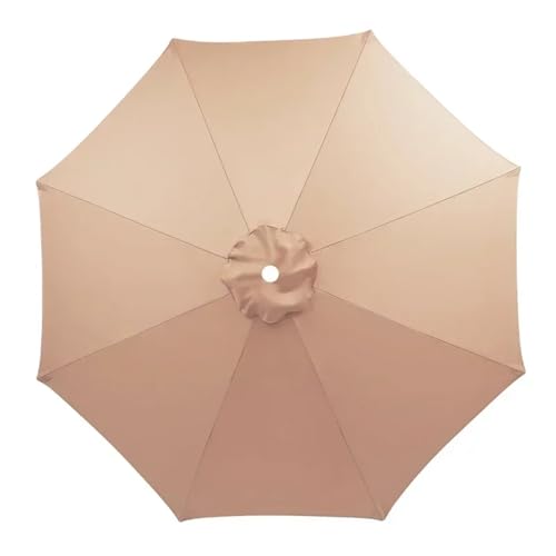 Ersatzbezug Für Sonnenschirm Sonnenschirm Sonnenschirm Regenschirm Abdeckung Garten Regenschirm Abdeckung Wasserdicht Strand Baldachin Ersatz Abdeckung Für Sonnenschutz(Champagne,2.7M 8Ribs) von HUDFVIOI