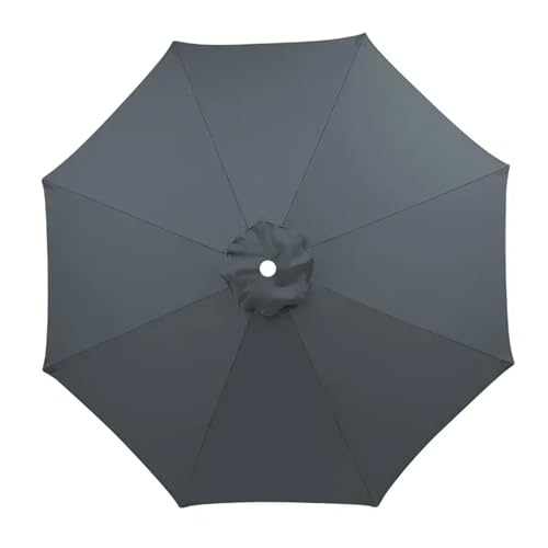 Ersatzbezug Für Sonnenschirm Sonnenschirm Sonnenschirm Regenschirm Abdeckung Garten Regenschirm Abdeckung Wasserdicht Strand Baldachin Ersatz Abdeckung Für Sonnenschutz(Grey,2.7M 8Ribs) von HUDFVIOI
