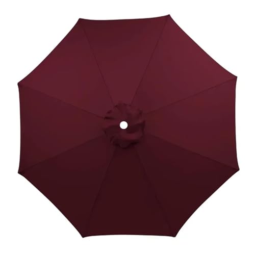 Ersatzbezug Für Sonnenschirm Sonnenschirm Sonnenschirm Regenschirm Abdeckung Garten Regenschirm Abdeckung Wasserdicht Strand Baldachin Ersatz Abdeckung Für Sonnenschutz(Red,2.7M 8Ribs) von HUDFVIOI