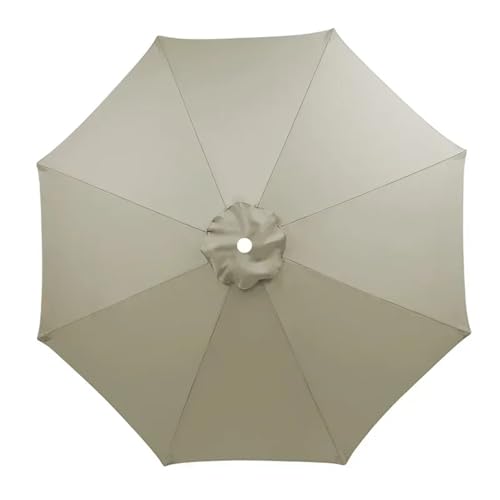Ersatzbezug Für Sonnenschirm Sonnenschirm Sonnenschirm Regenschirm Abdeckung Garten Regenschirm Abdeckung Wasserdicht Strand Baldachin Ersatz Abdeckung Für Sonnenschutz(Top Color,2.7M 6Ribs) von HUDFVIOI