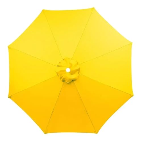 Ersatzbezug Für Sonnenschirm Sonnenschirm Sonnenschirm Regenschirm Abdeckung Garten Regenschirm Abdeckung Wasserdicht Strand Baldachin Ersatz Abdeckung Für Sonnenschutz(Yellow,2M 6Ribs) von HUDFVIOI