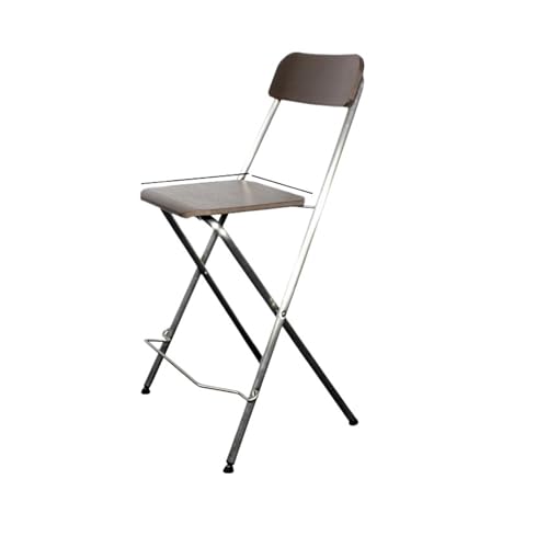 HUDFVIOI Klappbarer Barhocker Einfache Barhocker, minimalistische Moderne Klappstühle(60cm) von HUDFVIOI