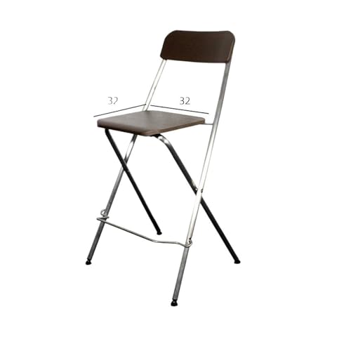 HUDFVIOI Klappbarer Barhocker Einfache Barhocker, minimalistische Moderne Klappstühle(65cm) von HUDFVIOI