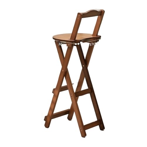 HUDFVIOI Klappbarer Barhocker Klappbarer Barstuhl, tragbarer Hocker, platzsparend(Deep Purple) von HUDFVIOI