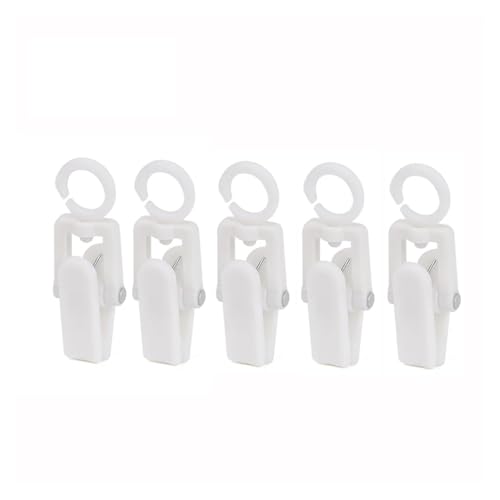 HUDFVIOI Wäscheklammern Für Die Wäscheleine Kleidung Clip Drehbare Kunststoff Handtuch Kappe Peg Winddicht Wäscheklammer Clip Home Badezimmer Für den Heimgebrauch geeignet(5pcs White) von HUDFVIOI