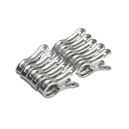 HUDFVIOI Wäscheklammern Für Die Wäscheleine Wäscheklammer-Outfit Edelstahl-Strandtuch-Clips verhindern, DASS Ihr Handtuch weggeweht Wird Drop Shipping Für den Heimgebrauch geeignet von HUDFVIOI