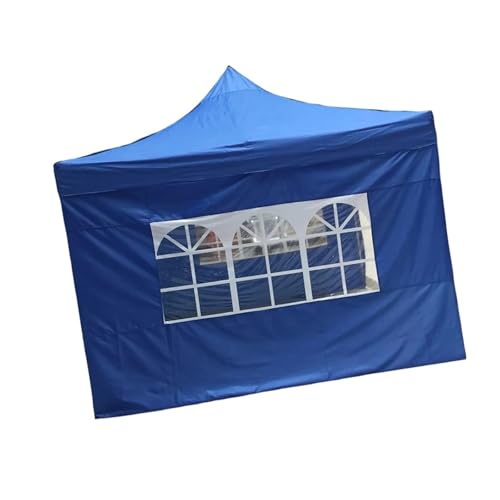Pop-up-Pavillon Baldachin Seite Panel Zelt Sunproof Faltbare Schatten Shelter Top Markise Outdoor Camping BBQ Zubehör(Blue) von HUDFVIOI
