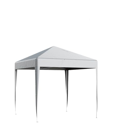 Pop-up-Pavillon Pop-Up-Pavillon im Freien wasserdichte Leinwand Sonnenschutzzelt Garten Schatten Membran Strand Regenschirm Markise Tarp Shelter(2M Grey White) von HUDFVIOI