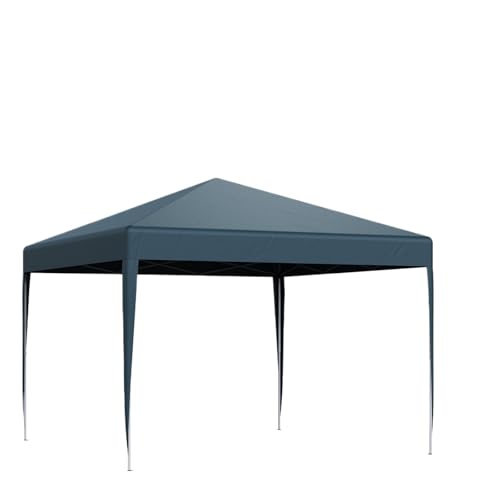 Pop-up-Pavillon Pop-Up-Pavillon im Freien wasserdichte Leinwand Sonnenschutzzelt Garten Schatten Membran Strand Regenschirm Markise Tarp Shelter(3M Dark Blue) von HUDFVIOI