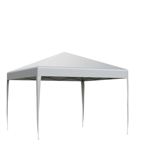 Pop-up-Pavillon Pop-Up-Pavillon im Freien wasserdichte Leinwand Sonnenschutzzelt Garten Schatten Membran Strand Regenschirm Markise Tarp Shelter(3M Grey White) von HUDFVIOI