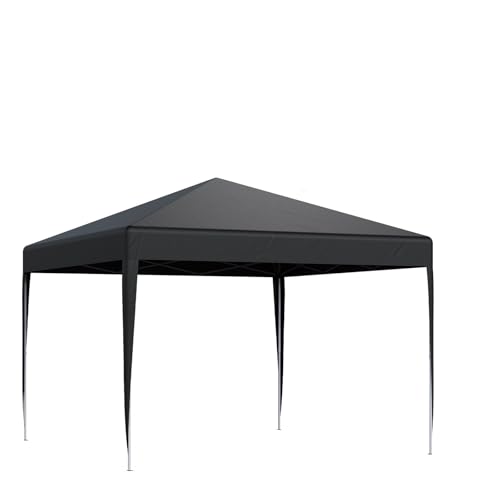 Pop-up-Pavillon Pop-Up-Pavillon im Freien wasserdichte Leinwand Sonnenschutzzelt Garten Schatten Membran Strand Regenschirm Markise Tarp Shelter(3meters Black) von HUDFVIOI