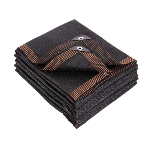 Sonnenschutznetz Garten Sonnenschirm Terrasse Camping Sonnenschirm Net Schutz Sonnenschutz Stoff Markise Anlage Abdeckung Net für Sonnenschutz(Black,4x6 8pin) von HUDFVIOI