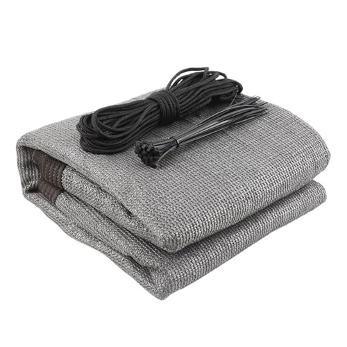 Sonnenschutznetz Markise im Freien Sonnenschutznetz Home Sonnendach Hof Pergola Sonnenschutz Schwimmbad Schattierungssegel für Sonnenschutz(Gray,3x5m) von HUDFVIOI