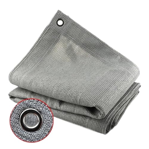 Sonnenschutznetz Outdoor Patio Schattierung Segel Sonnenschirm Net Balkon Zaun Privatsphäre Screen Mesh Pergola für Sonnenschutz(Gray 1,1x3.0m) von HUDFVIOI