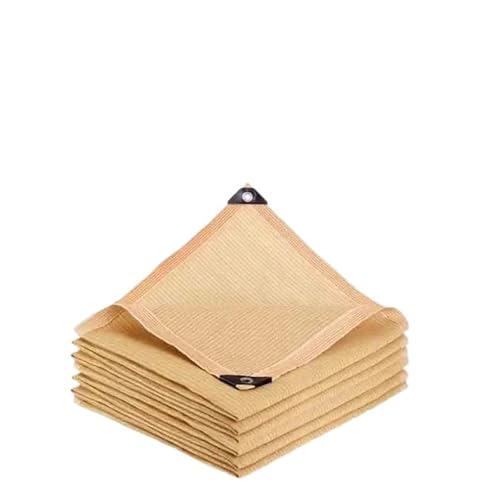 Sonnenschutznetz Schattierung Beige Sonnenschutznetz Gartenpflanzenschuppen Schattierungssegel Schutz Outdoor Pergola Sonnenschutz Schwimmbad Markise für Sonnenschutz(Beige,4x5m) von HUDFVIOI