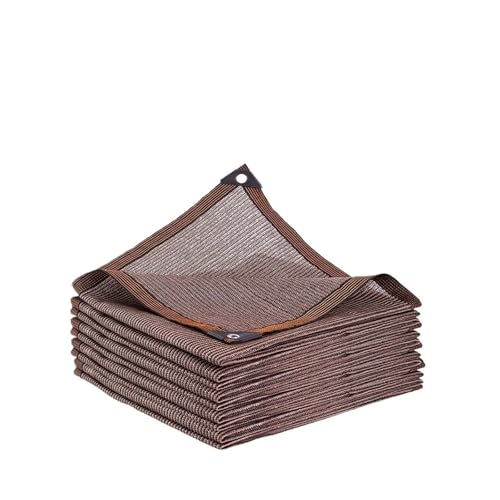 Sonnenschutznetz Schattierung Kaffee Sonnenschutznetz Gartenpflanzen Sonnenschutz Gewächshaus Shaing Cover Sonnensegel Außenmarkise für Sonnenschutz(1x5m) von HUDFVIOI
