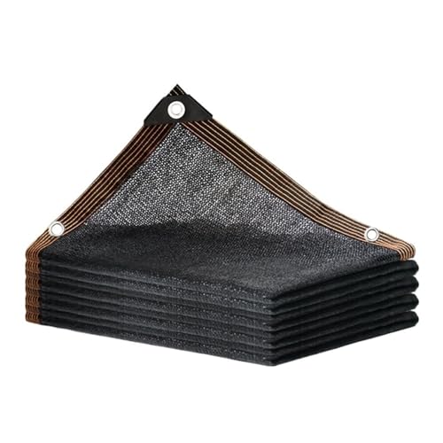 Sonnenschutznetz Schwarz Sonnenschirm Net Schattierung Anlage Gewächshaus Abdeckung Mesh Zaun Privatsphäre Screen Garten Sonne Schuppen Im Freien für Sonnenschutz(4PIN,3.0mx4m) von HUDFVIOI