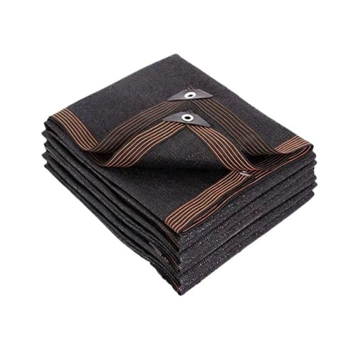 Sonnenschutznetz Schwarzes Sonnenschutznetz, Pflanzenbeschattung, Gewächshausabdeckung, Maschenzaun, Sichtschutz, Gartensonnenschutz, Außenbereich für Sonnenschutz(3x2m) von HUDFVIOI