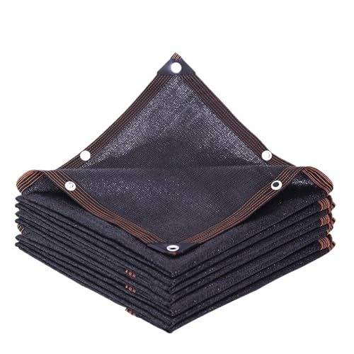 Sonnenschutznetz Schwarzes Sonnenschutznetz for den Garten, Sukkulenten, Schattierungsnetz, for die Abdeckung von Schwimmbädern im Freien, Sonnenschutznetz für Sonnenschutz(6 Pin Net,3.0mX3.0m) von HUDFVIOI
