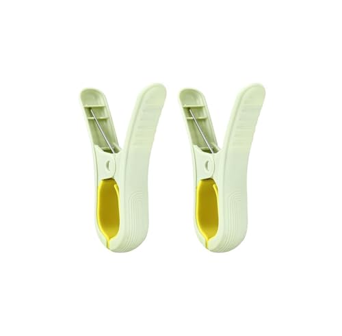 Wäscheklammern Für Die Wäscheleine Strandtuch-Clips, großer, winddichter Clip, rutschfester Strandkorb-Handtuch-Clip, geeignet for Strandkorb-Kleidung Für den Heimgebrauch geeignet(2Pcs Green) von HUDFVIOI
