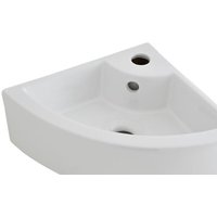Aufsatzwaschbecken Belstone - Moderne Waschschale aus Keramik in Weiß Dreieckig 460MM Breite - Waschbecken Waschtisch - Hudson Reed von HUDSON REED