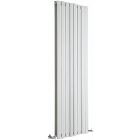 Hudson Reed - Delta - Design Heizkörper (Vertikal) 1600mm x 560mm (Doppellagig) in Weiß von HUDSON REED