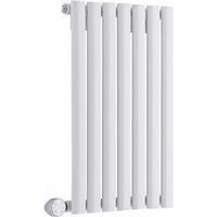 Design Heizkörper Elektrisch Horizontal Einlagig Weiß 635mm x 415mm inkl. ein 400W Heizelement - Revive von HUDSON REED